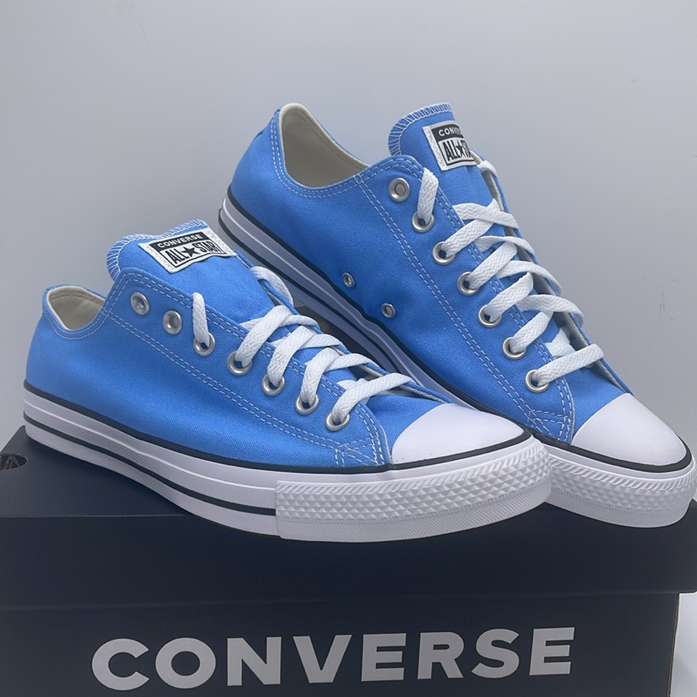 Vans Men’s A04545F CTAS OX LT. BLUE Platforms Sneakers Chuck Taylor All Stars - Picture 4 of 16